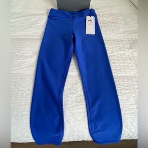 ALO Yoga airlift high waist conceal zip capri blue XS new with labels